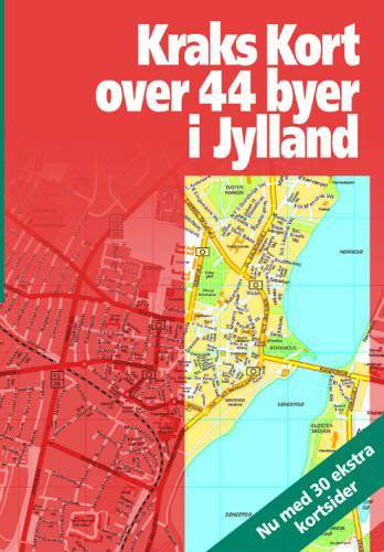 Kraks kort over 44 byer i Jylland