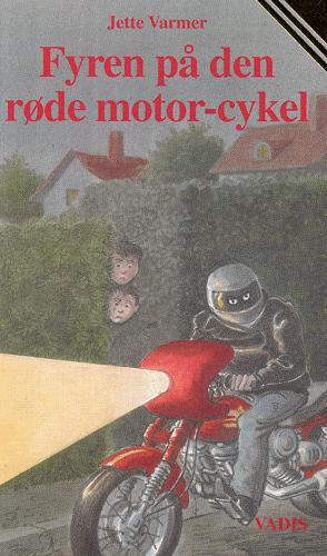 Fyren på den røde motor-cykel