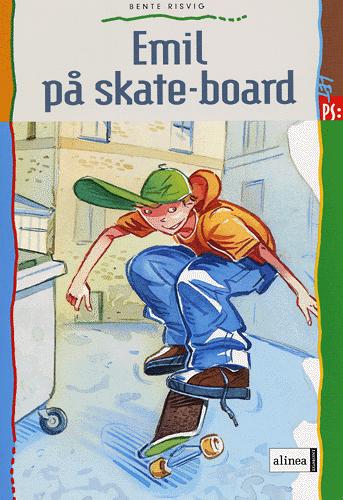 Emil på skateboard