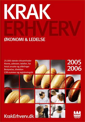 Krak Erhverv, økonomi & ledelse 2005/2006