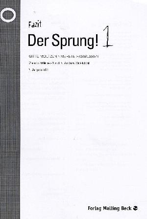 Der Sprung! 1 : tysk i 6. klasse -- Fazit