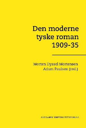 Den moderne tyske roman 1909-35