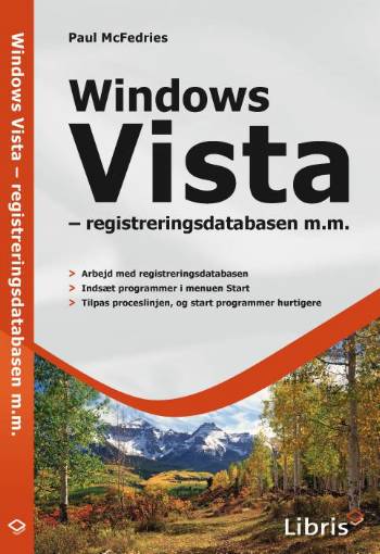Windows Vista - registreringsdatabasen m.m.