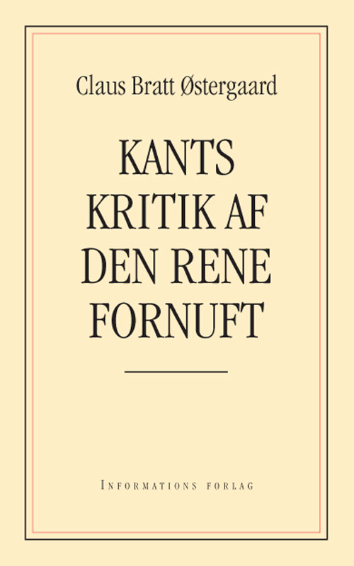 Kants kritik af den rene fornuft