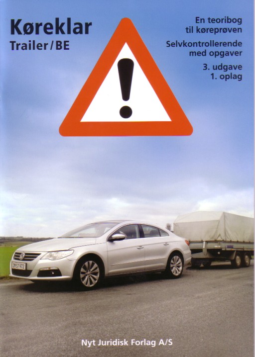 Køreklar - trailer/BE : en teoribog til køreprøven : selvkontrollerende : med opgaver