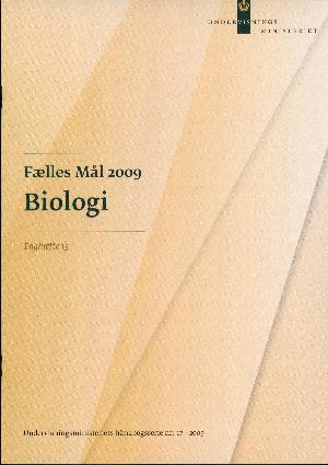 Fælles mål 2009 - biologi