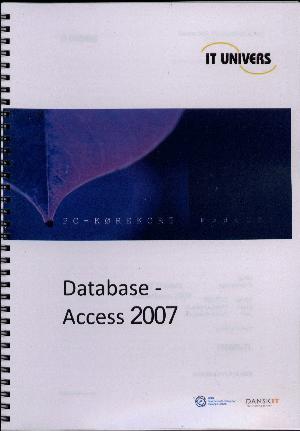 Database, Access 2007