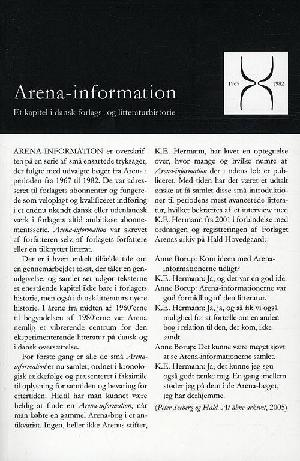 Arena-information : et kapitel i dansk forlags- og litteraturhistorie