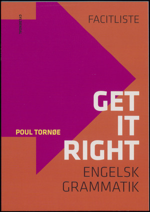Get it right : engelsk grammatik -- Facitliste