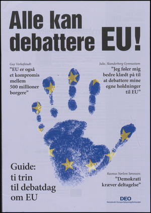 Alle kan debattere EU!