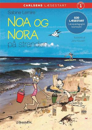 Noa og Nora på stranden