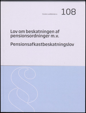 Lov om beskatningen af pensionsordninger m.v.: Pensionsafkastbeskatningslov