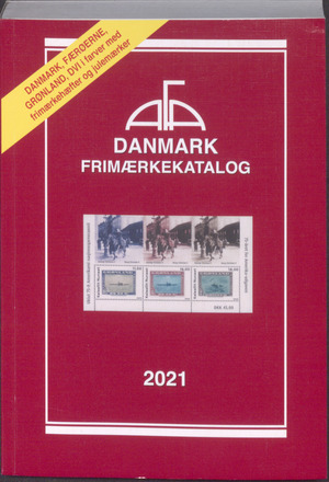 AFA Danmark, Færøerne, Grønland, Dansk Vestindien frimærkekatalog. Årgang 2021