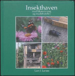 Insekthaven med blomstereng og insekthoteller
