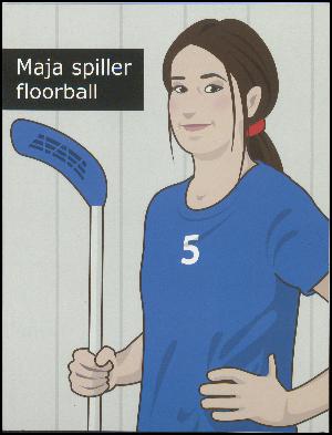 Maja spiller floorball