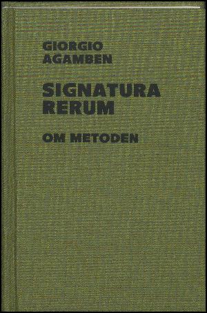Signatura rerum : om metoden