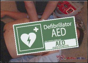 Defibrillator AED : lær genoplivning med AED (hjertestarter)