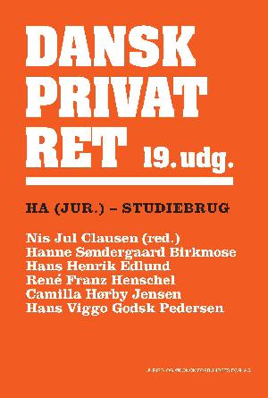 Dansk privatret : HA (jur.) - studiebrug